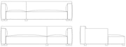 Barber Osgerby Asymetric Sectional