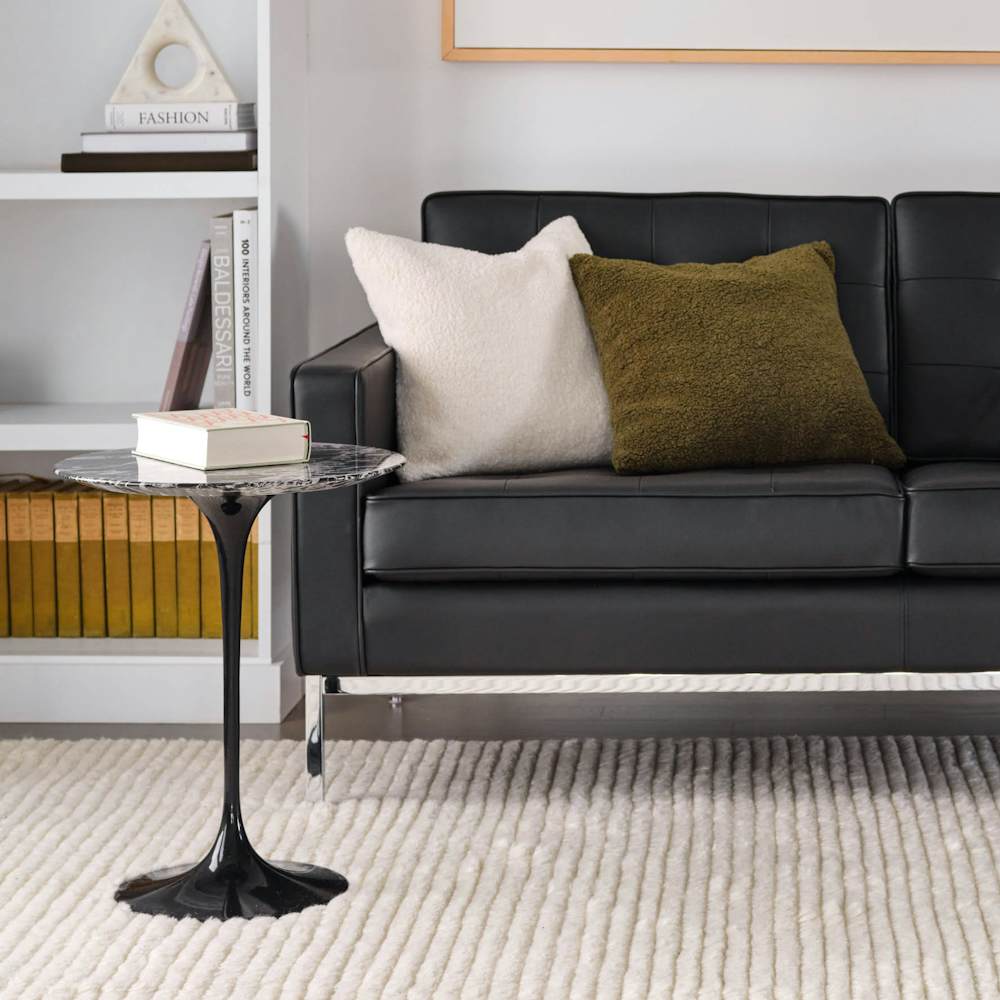 Florence Knoll Settee Saarinen Side Table